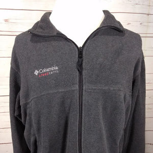 Columbia Crossterra Mens Full Zip Gray Fleece